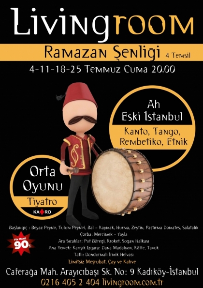 Livingroom Ramazan Şenliği Etkinlik Afişi