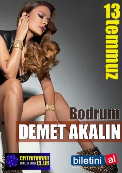 Demet Akalın Bodrum Konseri Etkinlik Afişi