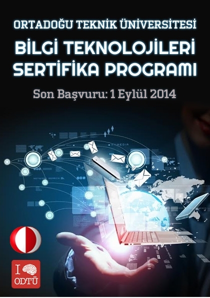 ODTÜ Bilgi Teknolojileri Sertifika Programı Etkinlik Afişi