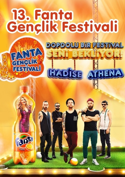 13. Fanta Gençlik Festivali 2014 Etkinlik Afişi