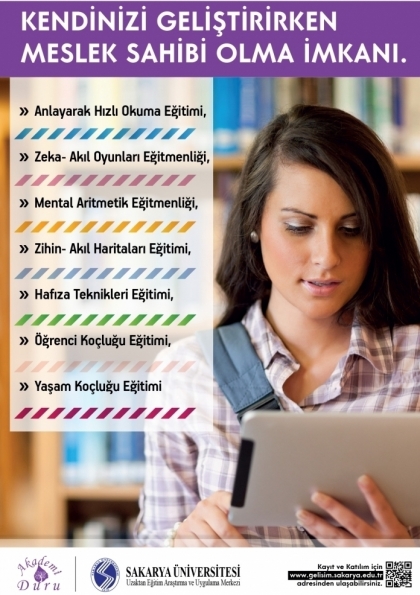 Zeka ve Akıl Oyunları (Sakarya Üniversitesi Onaylı Uzaktan Eğitim) Etkinlik Afişi