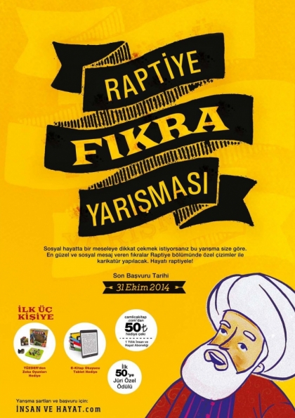 Raptiye Fıkra Yarışması Etkinlik Afişi