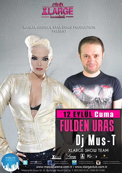Fulden Uras & DJ Mus-T Feat Party Etkinlik Afişi
