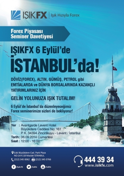 IşıkFX Ücretsiz Forex Semineri Etkinlik Afişi