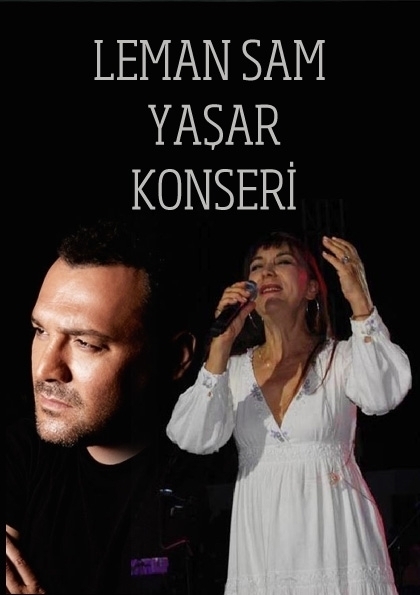 Leman Sam - Yaşar Ankara Konseri Etkinlik Afişi