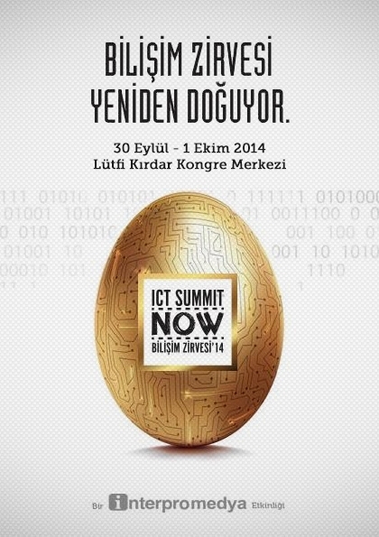 ICT Summit Bilişim Zirvesi Etkinlik Afişi