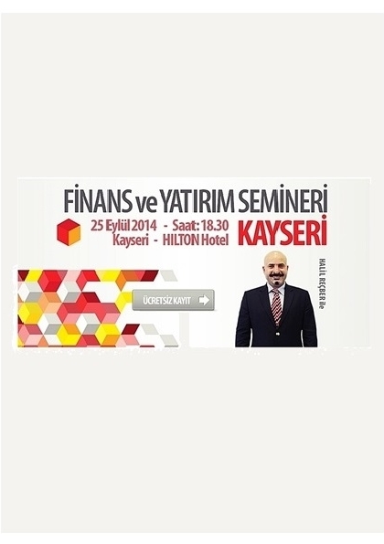 Ücretsiz Finans ve Yatırım Semineri Etkinlik Afişi