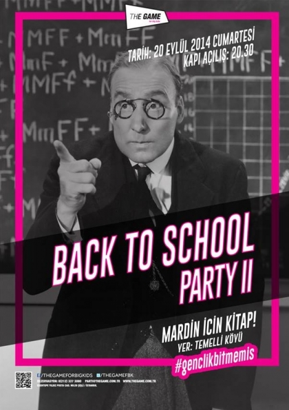 The Game Back to School Party 2 Etkinlik Afişi