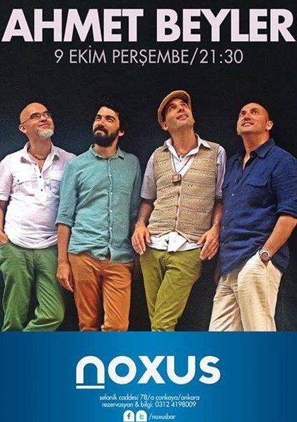 Ahmet Beyler Ankara Noxus Konseri Etkinlik Afişi