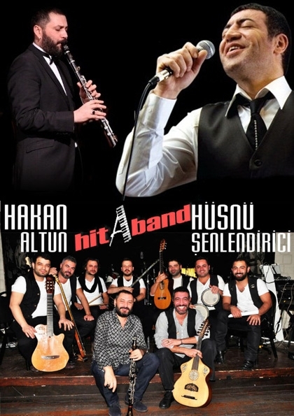 Hakan Altun - Hüsnü Şenlendirici - hitAband Konseri Etkinlik Afişi