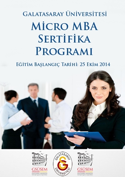 Micro MBA Sertifika Programı Etkinlik Afişi