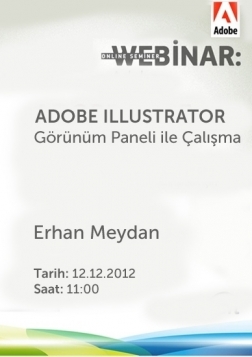 Adobe Illustrator Görünüm Paneli ile Çalışma Etkinlik Afişi