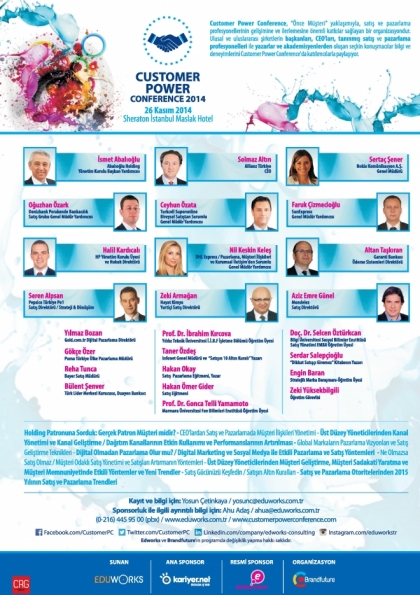 Customer Power Conference 2014 Etkinlik Afişi