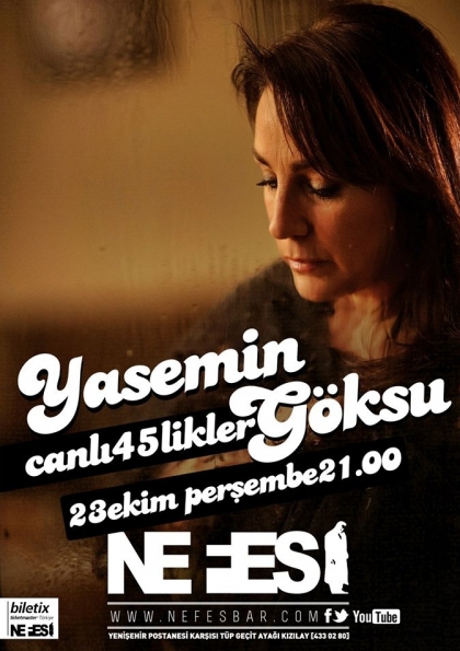 Yasemin Göksu Ankara Konseri Etkinlik Afişi