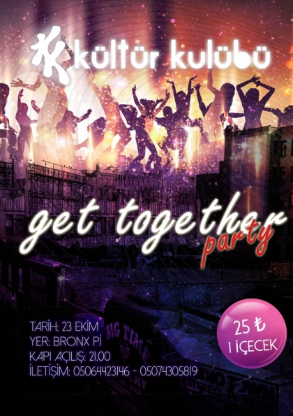 Get Together Party Etkinlik Afişi
