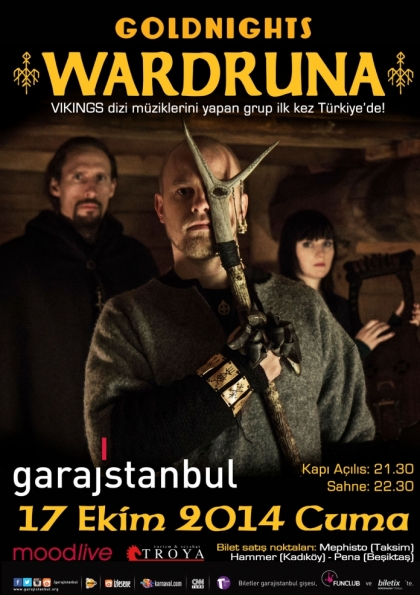 Wardruna İstanbul Konseri Etkinlik Afişi